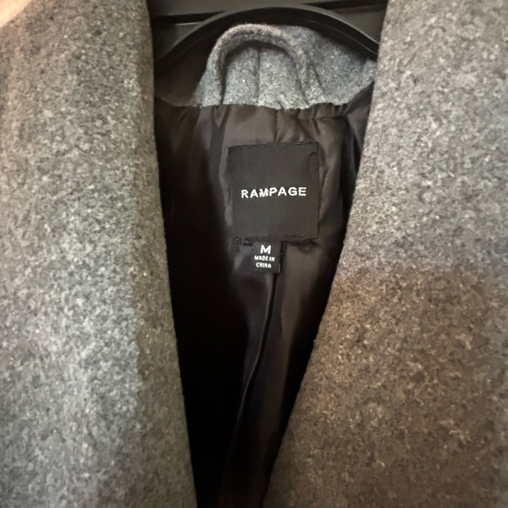 Rampage Two-Tone Gray and Brown Jacket